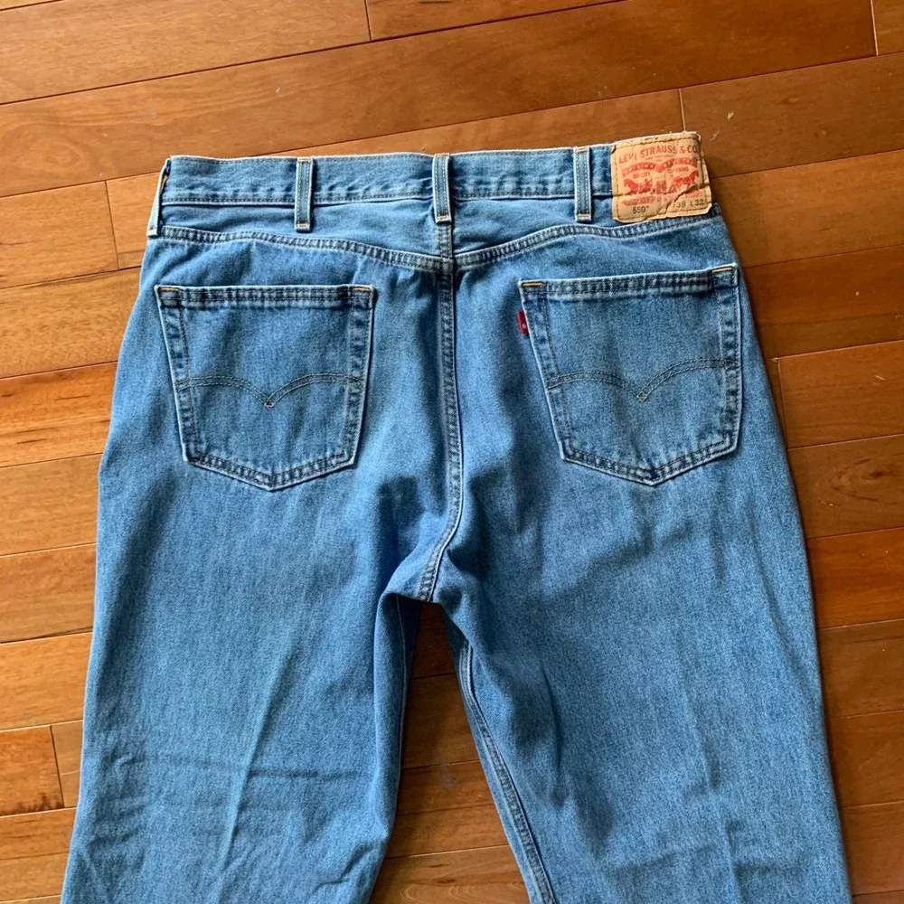Levi's‎ 550 Mens Jeans 38x32 Blue Relaxed Fit Tapered Leg Denim